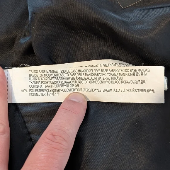 Zara Man Black And Tropical Print Bomber Jacket ~ Size Medium - Picture 14 of 15